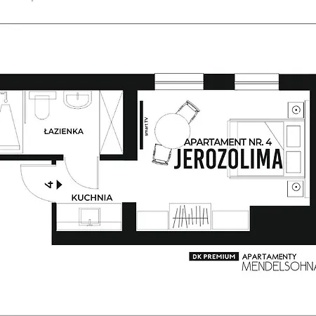 Apartment Dk Mendelsohna Olsztyn (Warmian-Masurian)